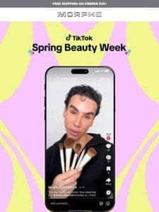 Morphe has sent you a TikTok!