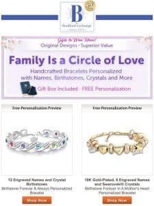 Mother’s Day Bracelets: Original Designs， Superior Value