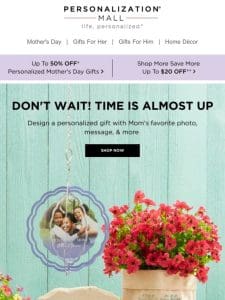 Mother’s Day Delivery With No Rush Fees | Up To 50% Off