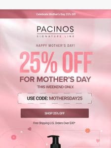 Mother’s Day Sale On Now!
