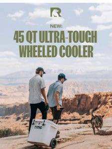 NEW 45 QT Ultra-Tough Wheeled Cooler