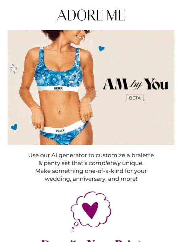 NEW: Customize Your Own Bra & Panty Set