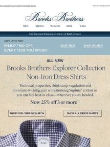 NEW HERE: Explorer Collection non-iron dress shirts