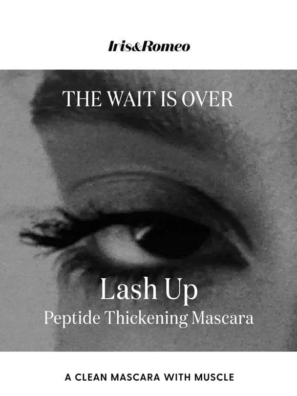 NEW! Lash Up Peptide Thickening Mascara