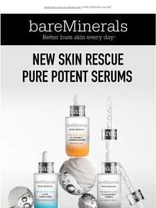 NEW! SKIN RESCUE Pure Potent Serums