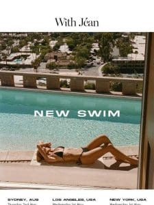 NEW SWIM IS COMING SOON