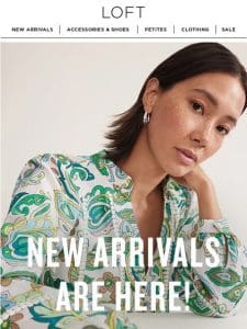 NEW arrivals just landed!