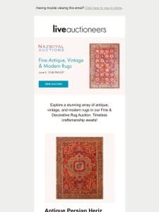 Nazmiyal Auctions | Fine Antique， Vintage & Modern Rugs