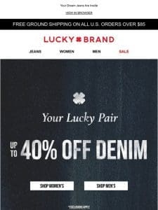 Need New Jeans? They’re Up To 40% Off