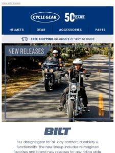 New BILT Riding Gear Just Dropped!