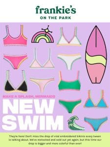 New Colors in Your Favorite Swimwear!