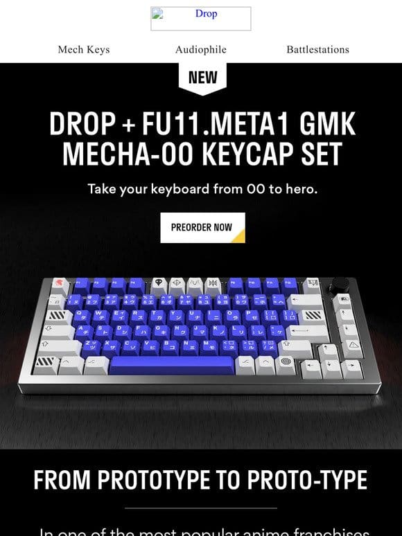 New Mecha Keycaps， Made by GMK