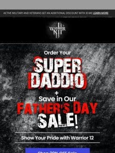 New: Super Daddio Shirt