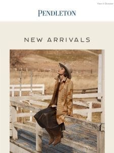 New arrivals