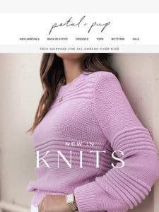 New in Knits ❤️