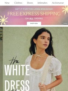 Now Open: The White Dress Shop