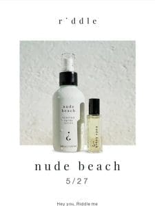 Nude Beach Launches Tomorrow