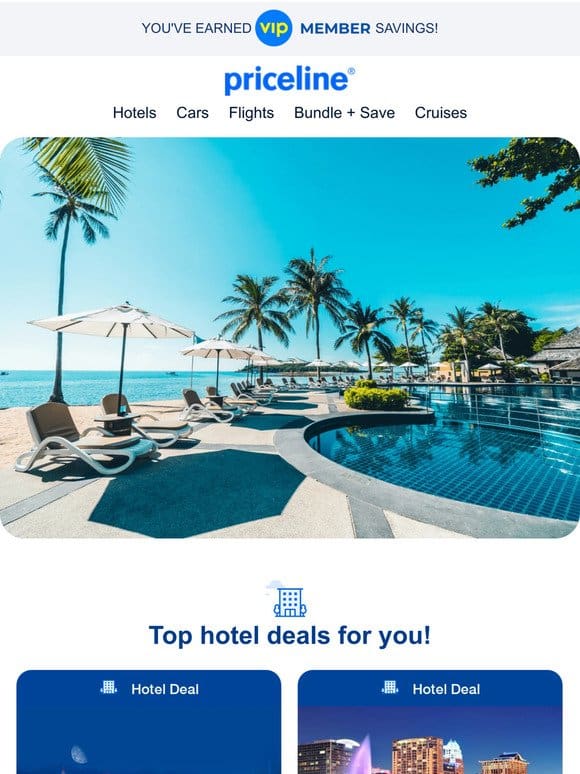 Only the best hotel deals for you