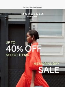 Our Annual Memorial Day Sale Starts NOW!