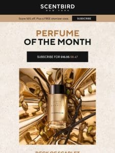 Our Decadently Rich Perfume of the Month