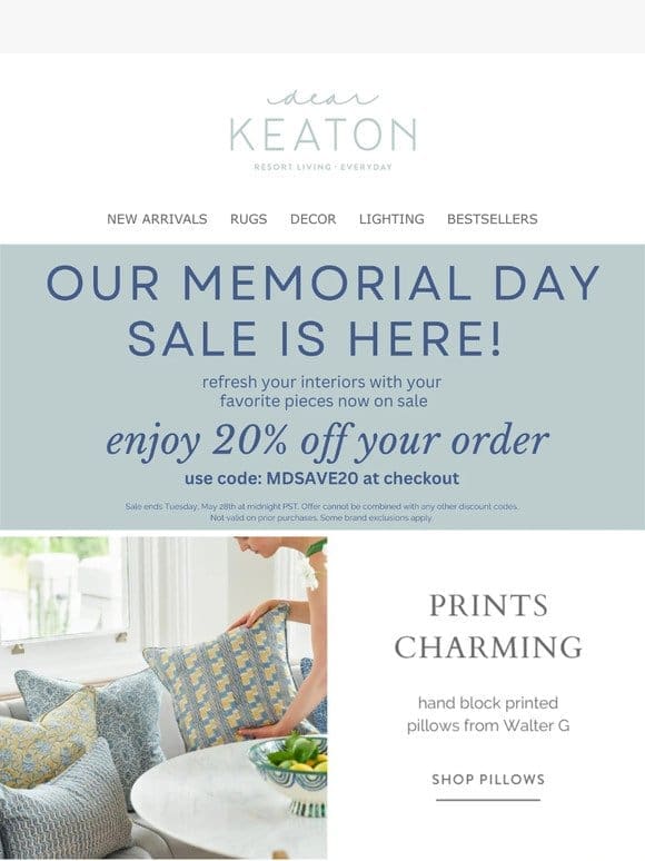 Our Memorial Day Sale is Here!