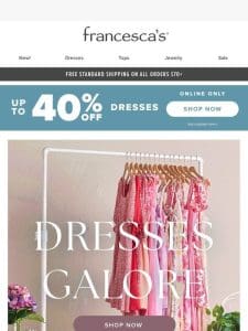 PSA: Up to 40% Off Our Best Dresses