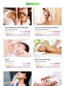 Pain Relief/Deep-Tissue Massage and More