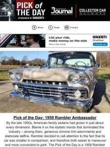 Pick of the Day: 1959 Rambler Ambassador