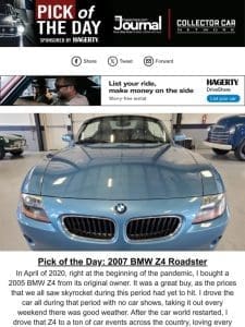 Pick of the Day: 2007 BMW Z4 Roadster