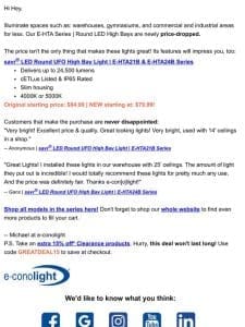 Price Dropped Items – Save Big on LED Round High Bays