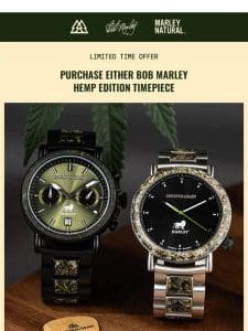 Purchase either of these Bob Marley Timepieces