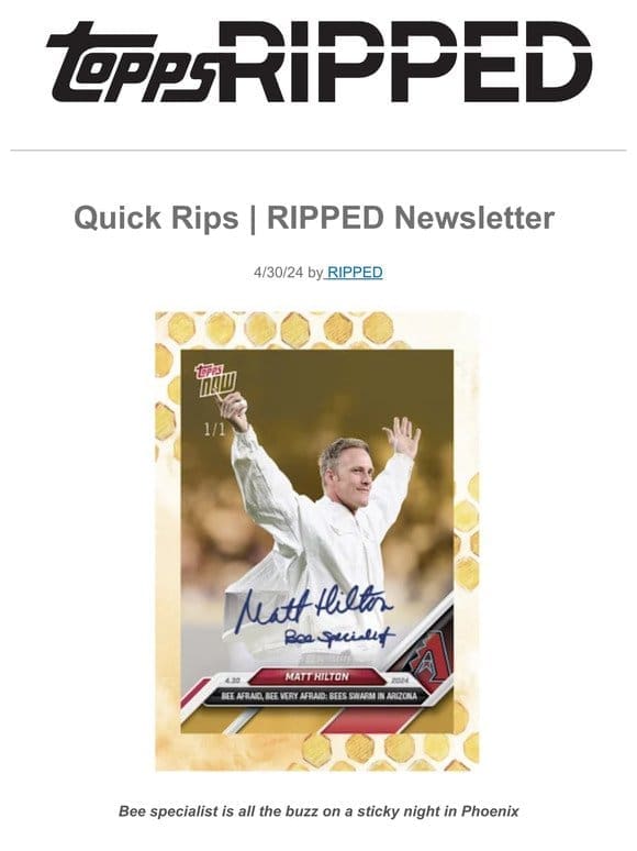 Quick Rips | RIPPED Newsletter