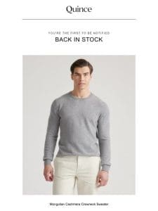 RE: Mongolian Cashmere Crewneck Sweater