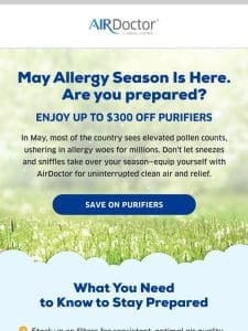 Ready for May allergies?