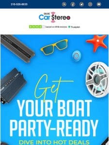 Ready for Summer? ☀️ Your Boat Should Be Too – Check Out Our Marine Audio!  ‍♀️