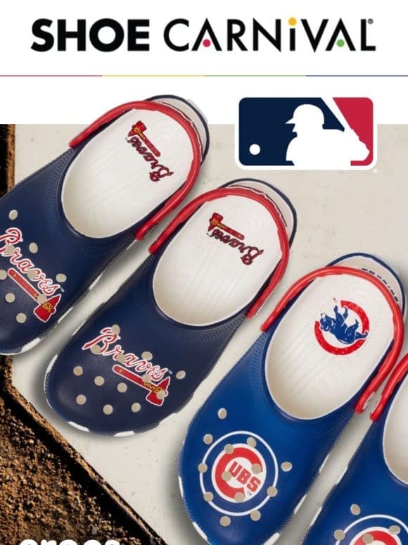 Rep your favorite team with MLB Crocs!