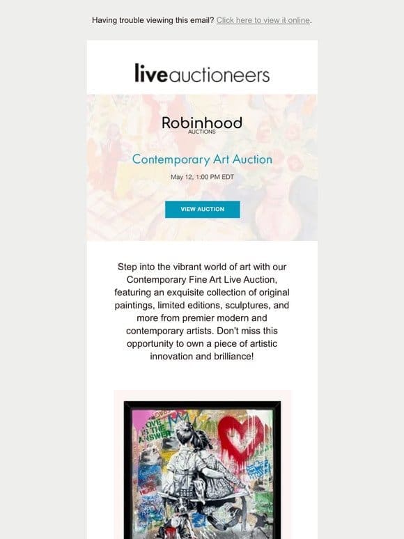 Robinhood Auctions | Contemporary Art Auction