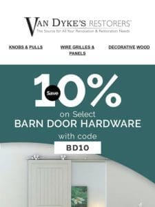 Rolling Barn Doors ? Get Rolling with this Versatile Hardware