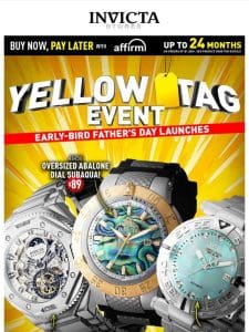 STARTING AT $14 ❗️YELLOW TAG Watches!