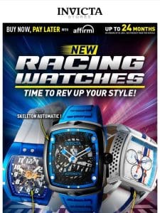 STARTING AT $29 ️ NEW Racing Watches❗️