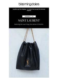 Saint Laurent’s new It bag is here