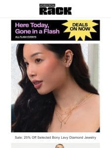 Sale: 25% Off Selected Bony Levy Diamond Jewelry | Brooks Brothers Up to 50% Off | Lovestitch Under $55 | And More!