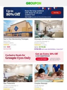 Sam’s Club Membership Packages and More