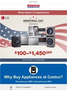 Save BIG on Top Appliance Brands Delivered To Your Door!
