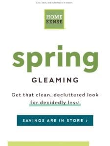Save on spring organizing ??