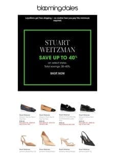 Save up to 40% on Stuart Weitzman