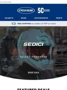 Sedici Gear On Sale!