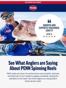 See What Anglers Are Saying About PENN Spinning Reels