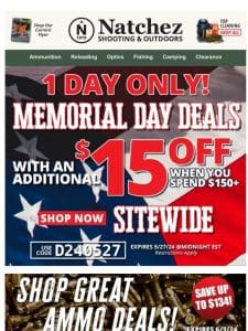 Shop Great Ammo Deals! Save Up To $134!