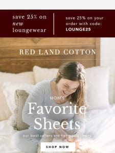 Shop Mom’s Favorite Sheets ?